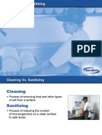 Cleaning and Sanitizing C 12