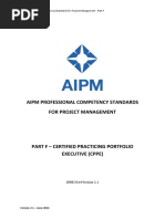 AIPM Portfolio Executive Professional Competency Standards