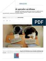 Los beneficios de aprender un idioma _ Noticias de Heraldo joven en Heraldo.es