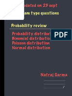 Probability Distribution Review For 12 Applied Math 1