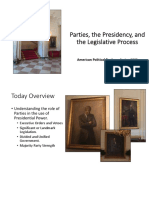 March 16 - Parties and The Presidency - Legislatively