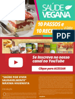 Saúde vegana: 10 passos e 10 receitas para uma vida mais saudável