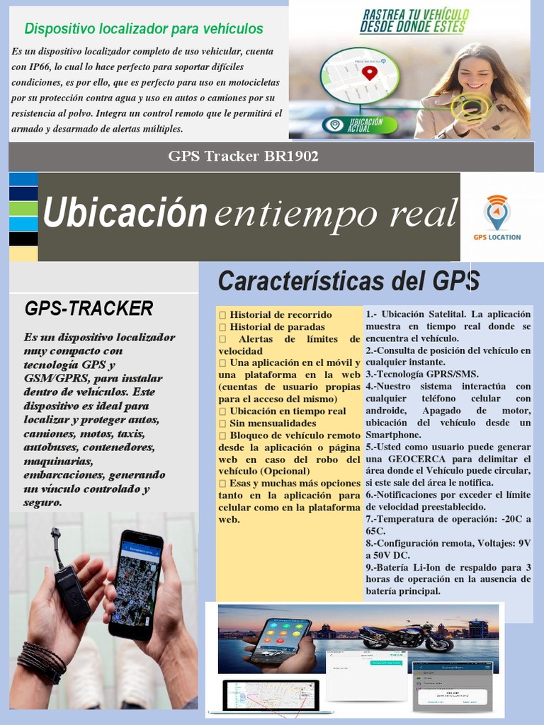 Caracteristicas Del GPS Tracker PDF | PDF | Teléfonos móviles ...