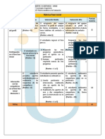 Rubrica Analitica y de Evaluacion 100105