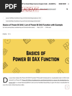 (Ultimate) Guide of Power BI Xyz For Begineers - Basics of Power BI Dax