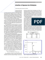 Calorimetric Determination of Aqueous Ion Enthalpies