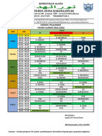 JADWAL TATAP MUKA DARURAT 2022