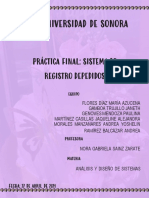 Práctica Final Análisis y Diseño de Sistemas Pastelería