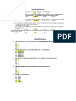 Preguntas Simulacro - Quimica