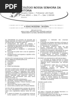 A IDADE MODERNA REVISÃO
