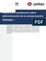 Tarea 5.1 Cuestionario Sobre Administración de La Compensación