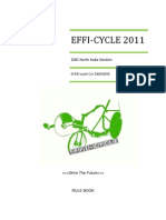 EFFI CYCLE 2011: SAE North India Section