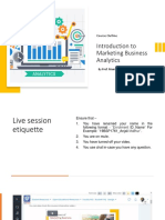 Session 1 - Marketing Business Analytics - 0621