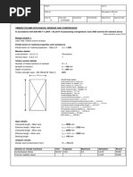 Timber Column With Biaxial Bending and Compression Example