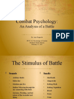 Combat Psychology:: An Analysis of A Battle