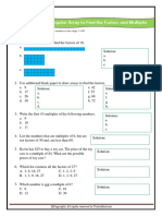 4.OA.B.4 Use Rectangular Array To Find The Factors and Multiples