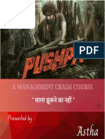 Pushpa - Management Lessons