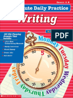 Posobie Scholastic 5-Minutes Daily Practice Writing Grades 4-8