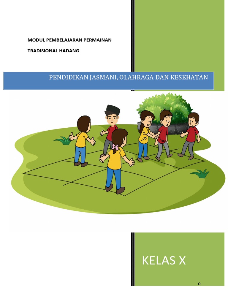 Draft Modul Pembelajaran Permainan Tradisional Hadang Baru | PDF