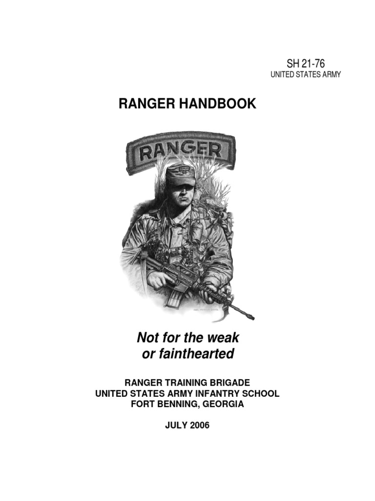 US Army - Ranger Handbook (2006 Edition) SH 21-76 | PDF