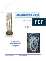 Temporal Information Systems: (MA-INF 3302)