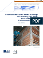 Seismic Retrofit of RC Frame Buildings With Masonry Infill Walls: Literature Review and Preliminary Case Study