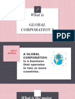 What Is Global Corporation ?