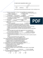 EsP 2nd Quarter Week 1 and 2 (Activity Sheet)