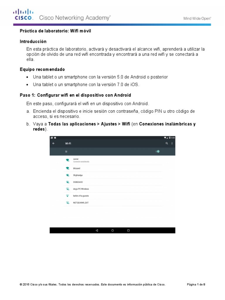 10 3 1 2 Lab Mobile Wi Fi PDF Wifi Android (sistema operativo)