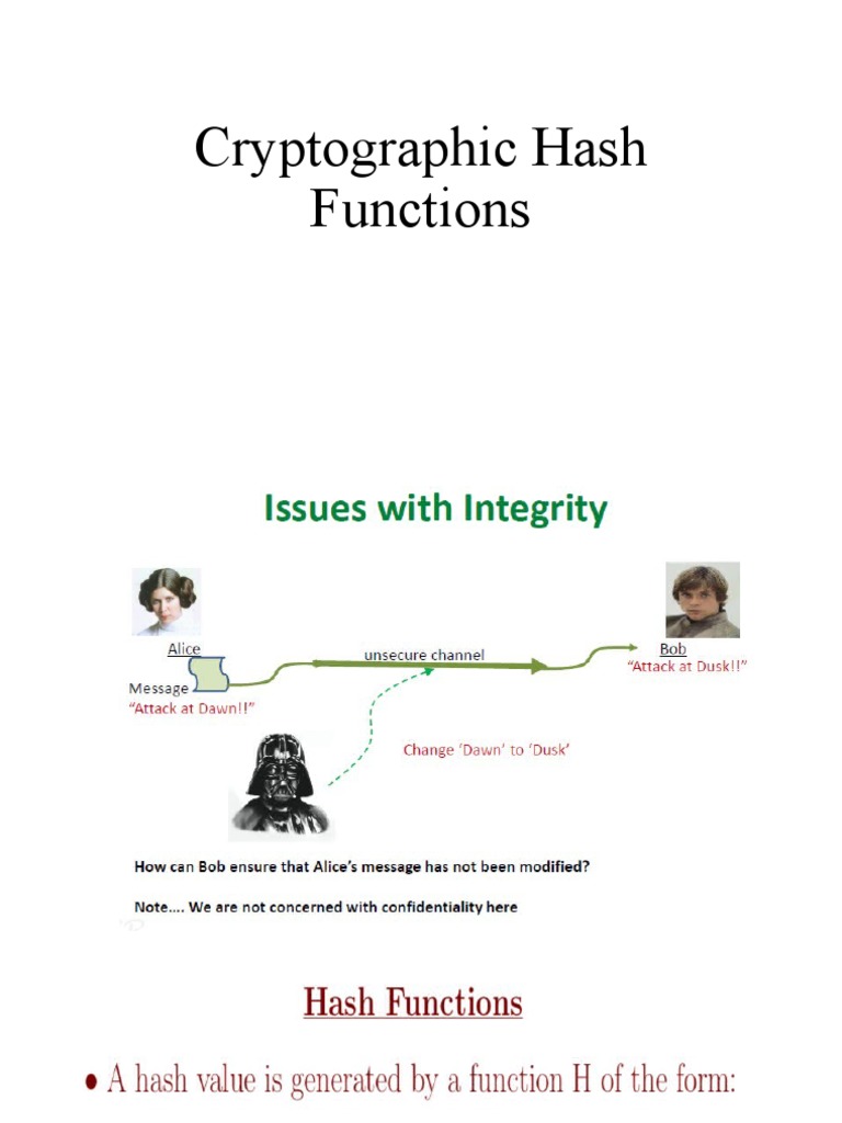 Cryptographic Hash Functions Guide | PDF | Cyberwarfare | Security