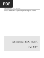 Laboratories ELG 3125A Fall 2017: School of Electrical Engineering and Computer Science