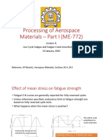 Processing of Aerospace Materials - Part I (ME-772)