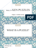 Ken Ken Puzzles: Chapter 3: Problem Solving