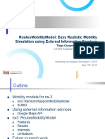 RoutesMobilityModel Easy Realistic Mobility Simulation Using External Information Services AttachA