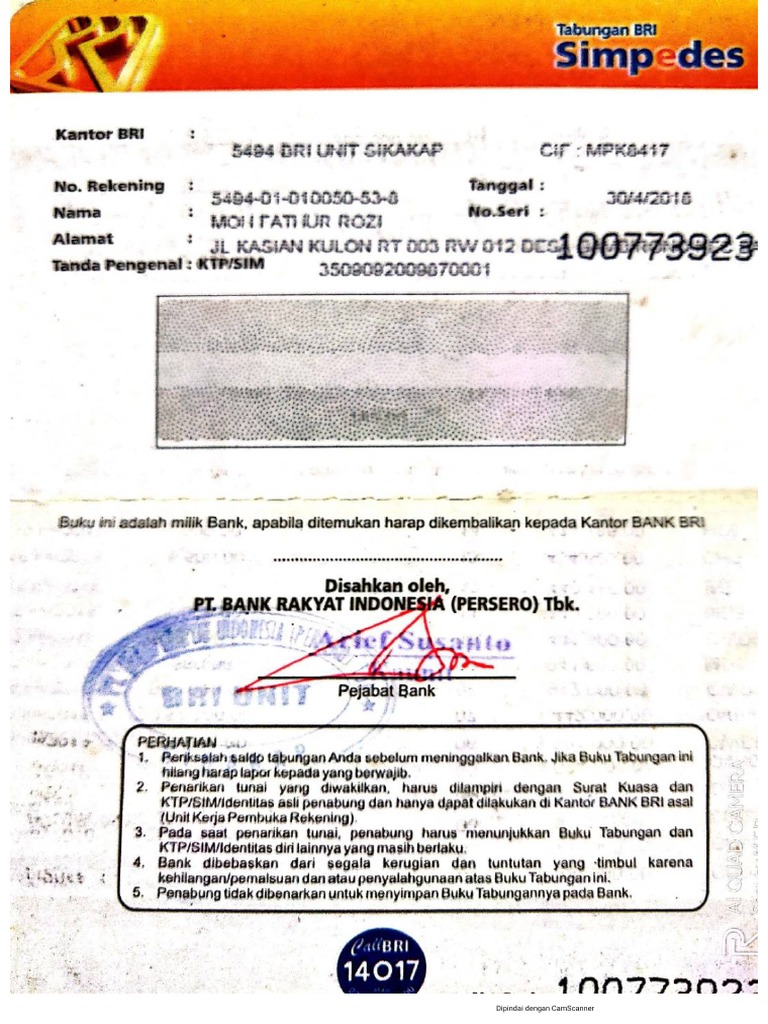 Scan Rekening Bank-Compressed | PDF