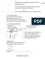 @london College: Chapter 9: Simple Harmonic Motion (S.H.M)