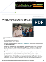 1) What Are The Effects of Cyberbullying - Middletown, NJ News TAPinto