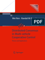 Distributed Consensus in Multi-Vehicle Cooperative Control - Ren and Beard