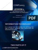 Introduction to Information Technology Fundamentals