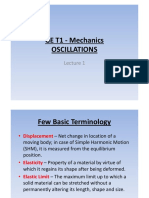GE T1 - Mechanics Oscillations Oscillations