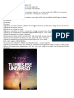 La Expresión Del Universo Eres Tú