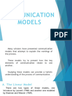 Understanding Communication Models