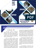Raport Activitate Metrorex 2020