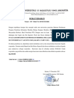 SURAT EDARAN - Sosialisasi Penelitian MBKM