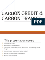 Carbon Credit & Carbon Trading