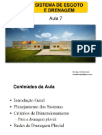 Aula 11 - Rede Coletora AGUAS PLUVIAIS 2021