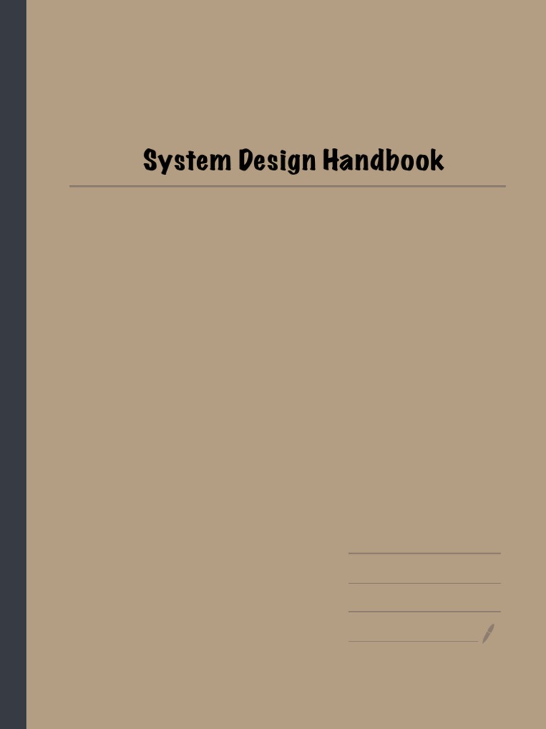 System Design Basics Handbook | PDF | Cache (Computing) | Replication ...