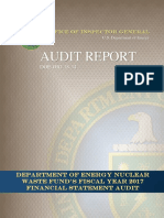 Audit Report U.S. Department of Energy