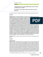 Propuesta de Protocolo de Las Habilidades Lógico - Matemáticas