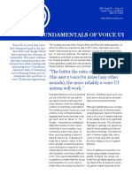 Fundamentals of Voice Ui